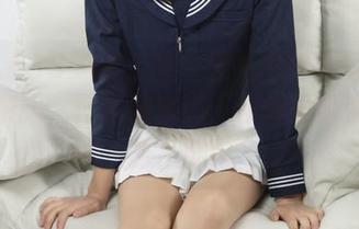 MSLASS梦丝女神 – 乔儿的精选写真：黑色校服，怀旧感满满，就像没事偷闲回到了学校