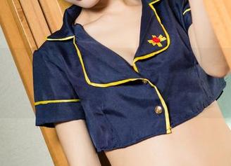 克拉女神 – 美图集中营，吕佳的空姐写真里藏了多少飞往梦想的航班票？