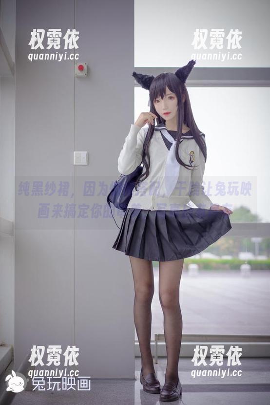 兔玩映画 纯黑纱裙,因为懒得搭配,干脆让兔玩映画来搞定你的审美,写真应有尽有