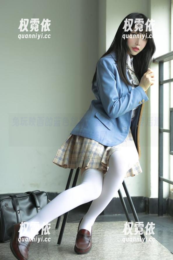 兔玩映画的蓝色旗袍，蓝天白云都要后退三步的美图