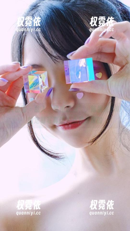陈妮妮UNI 微密圈 - 乱入“欲拒还迎”,陈妮妮UNI的定制写真让人心里痒痒的