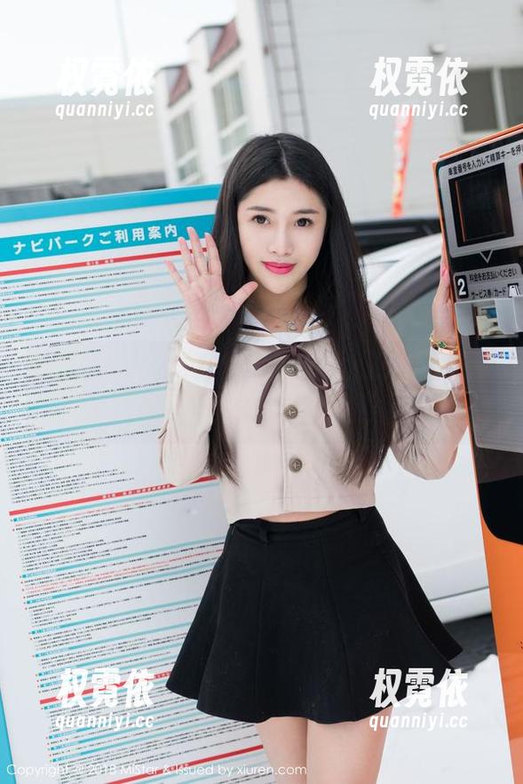 魅妍社-关思阳 魅妍社 - JK写真里的关思阳,活泼又诱惑,图集值得反复咀嚼。