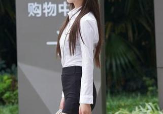 魔镜街拍 – 销售主管恐慌记：婷婷的全套粉裙写真惊呆四方！